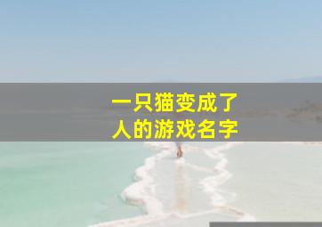 一只猫变成了人的游戏名字