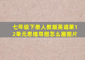 七年级下册人教版英语第12单元思维导图怎么画图片