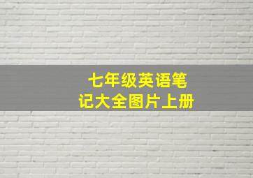 七年级英语笔记大全图片上册