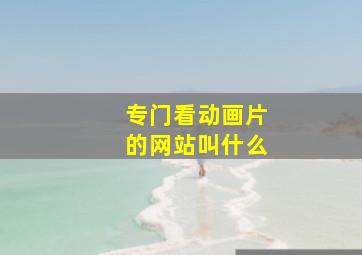 专门看动画片的网站叫什么