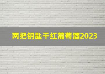 两把钥匙干红葡萄酒2023