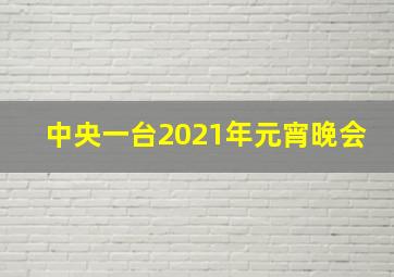 中央一台2021年元宵晚会