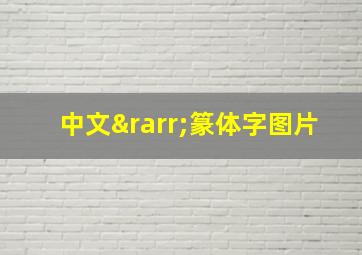 中文→篆体字图片