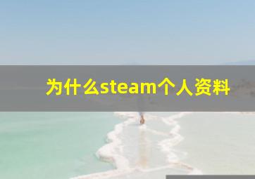 为什么steam个人资料