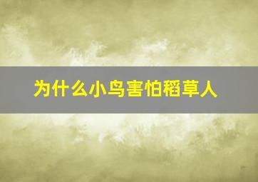 为什么小鸟害怕稻草人