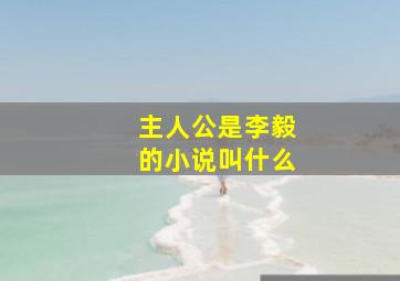 主人公是李毅的小说叫什么