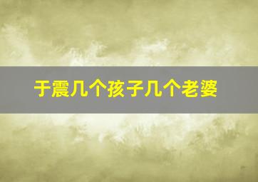 于震几个孩子几个老婆