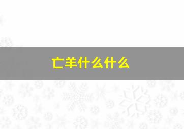 亡羊什么什么