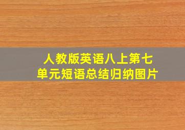 人教版英语八上第七单元短语总结归纳图片