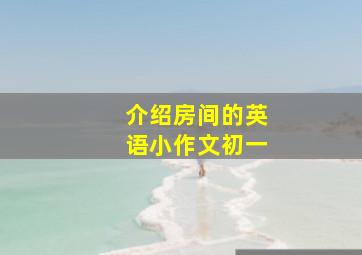 介绍房间的英语小作文初一