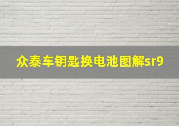 众泰车钥匙换电池图解sr9