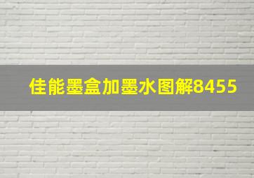 佳能墨盒加墨水图解8455