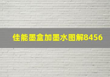 佳能墨盒加墨水图解8456