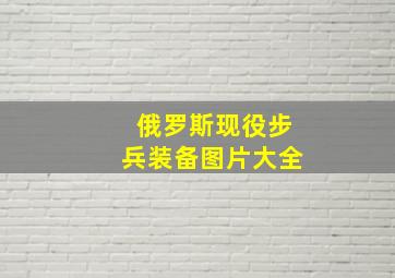 俄罗斯现役步兵装备图片大全