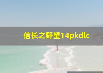 信长之野望14pkdlc