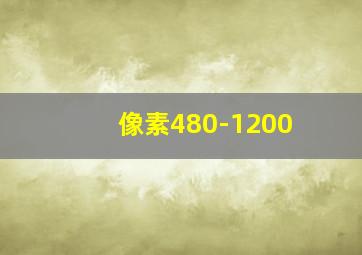 像素480-1200