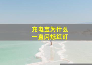 充电宝为什么一直闪烁红灯