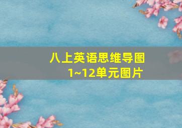 八上英语思维导图1~12单元图片