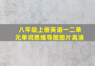 八年级上册英语一二单元单词思维导图图片高清