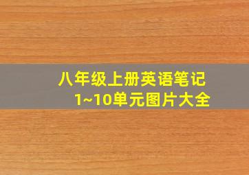 八年级上册英语笔记1~10单元图片大全