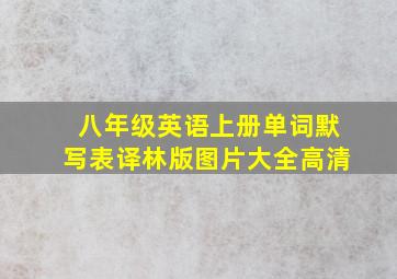 八年级英语上册单词默写表译林版图片大全高清