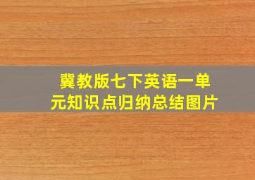 冀教版七下英语一单元知识点归纳总结图片