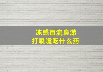 冻感冒流鼻涕打喷嚏吃什么药