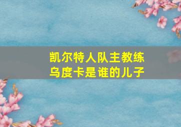 凯尔特人队主教练乌度卡是谁的儿子