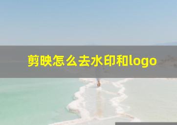 剪映怎么去水印和logo