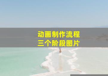 动画制作流程三个阶段图片