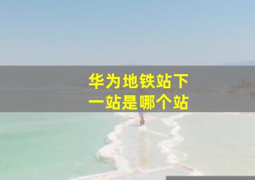 华为地铁站下一站是哪个站