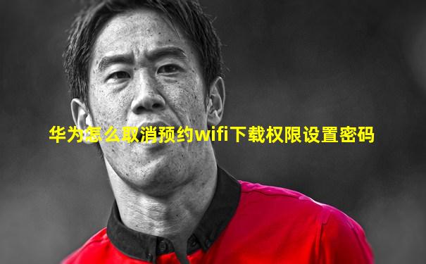 华为怎么取消预约wifi下载权限设置密码