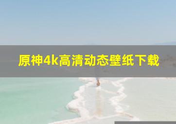 原神4k高清动态壁纸下载