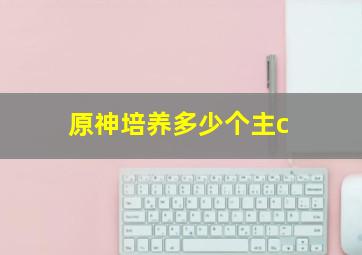 原神培养多少个主c