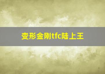 变形金刚tfc陆上王