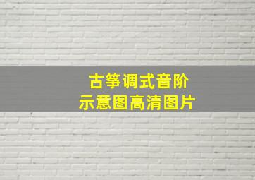 古筝调式音阶示意图高清图片