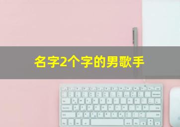 名字2个字的男歌手