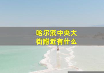 哈尔滨中央大街附近有什么