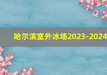 哈尔滨室外冰场2023-2024