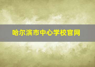 哈尔滨市中心学校官网