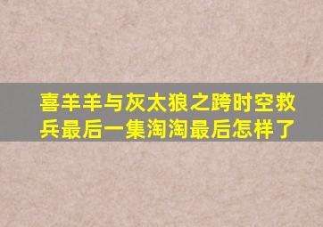 喜羊羊与灰太狼之跨时空救兵最后一集淘淘最后怎样了