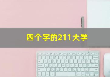 四个字的211大学