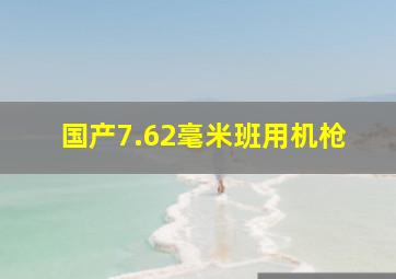 国产7.62毫米班用机枪