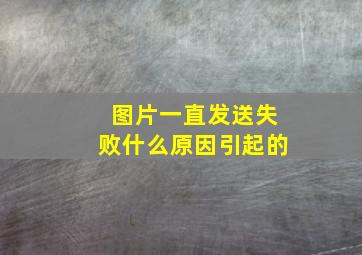 图片一直发送失败什么原因引起的