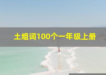 土组词100个一年级上册