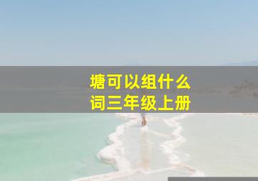 塘可以组什么词三年级上册