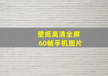 壁纸高清全屏60帧手机图片