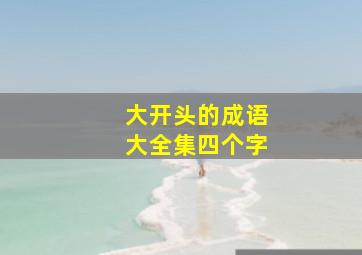 大开头的成语大全集四个字