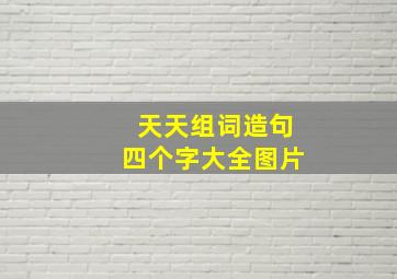 天天组词造句四个字大全图片