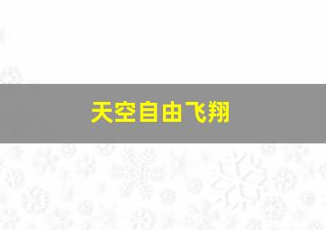 天空自由飞翔